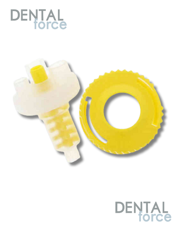 Flexitime Dynamix : Embouts mélangeurs Dynamix Jaunes - 50 PCS