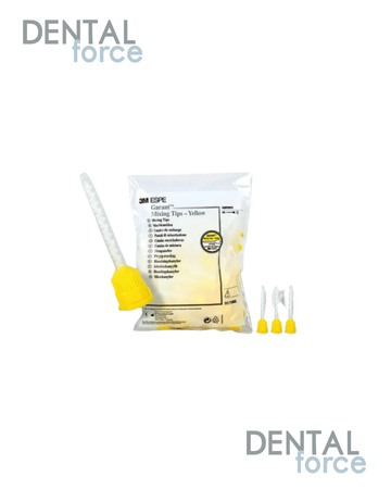 A-Silicones : Embouts mélangeurs Jaunes - 50 PSC