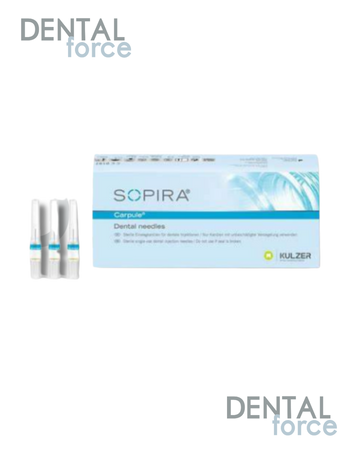 AIGUILLES CARPULE SOPIRA STANDARD 27G 25mm - 100 PCS