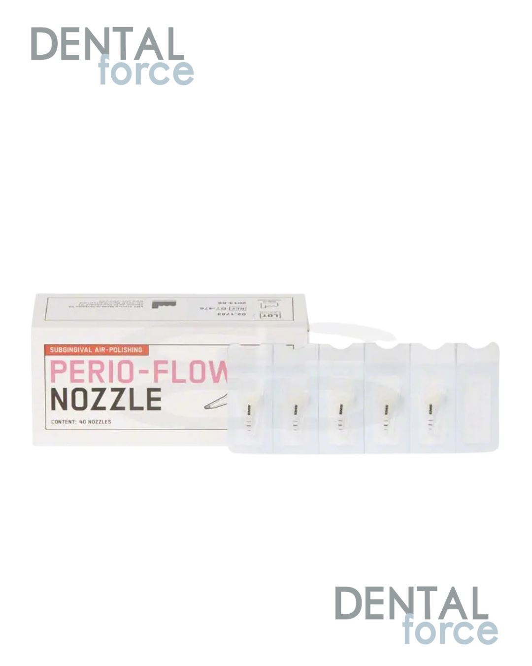 Nozzles Perio-Flow Slim avec Marquage - Boîte de 40